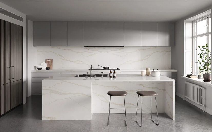 Stone Benchtops Bay Melbourne - Auricfino Kitchen